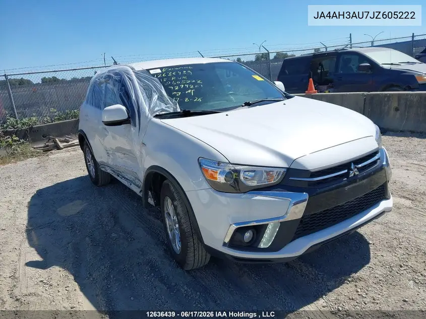 2018 Mitsubishi Rvr Es/Se VIN: JA4AH3AU7JZ605222 Lot: 12636439