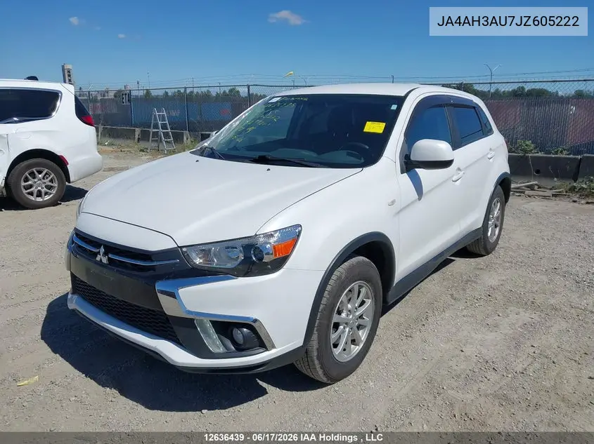 2018 Mitsubishi Rvr Es/Se VIN: JA4AH3AU7JZ605222 Lot: 12636439