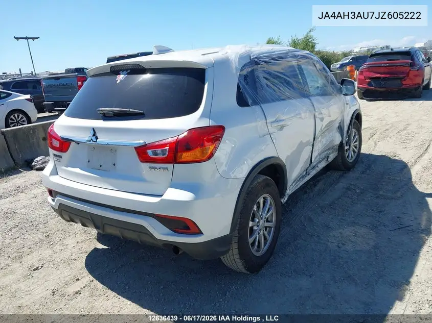2018 Mitsubishi Rvr Es/Se VIN: JA4AH3AU7JZ605222 Lot: 12636439