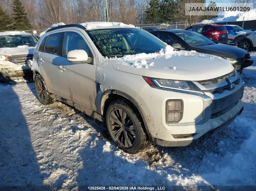 2020 Mitsubishi Rvr VIN: JA4AJ4AW1LU601209 Lot: 12525428