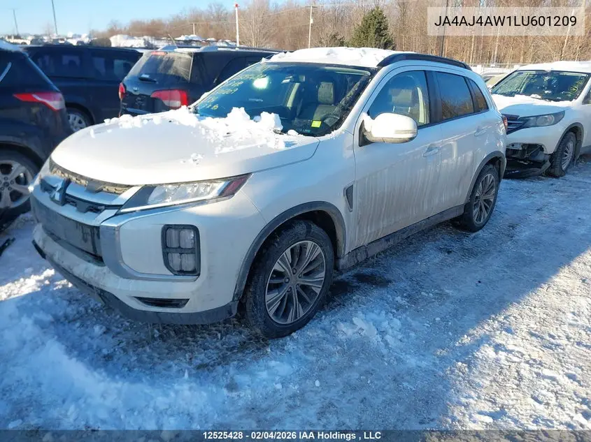 2020 Mitsubishi Rvr VIN: JA4AJ4AW1LU601209 Lot: 12525428
