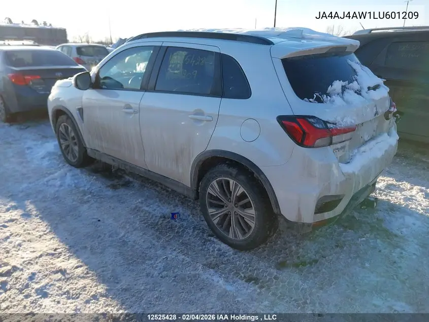 2020 Mitsubishi Rvr VIN: JA4AJ4AW1LU601209 Lot: 12525428