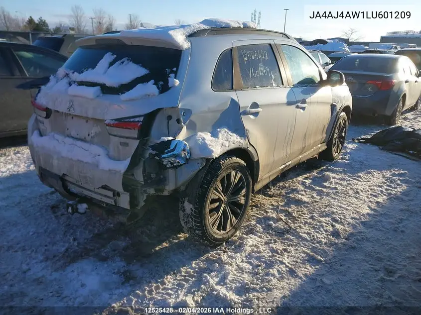 2020 Mitsubishi Rvr VIN: JA4AJ4AW1LU601209 Lot: 12525428