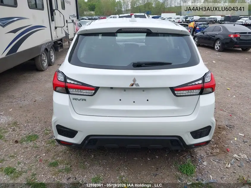2020 Mitsubishi Rvr Se/Es VIN: JA4AH3AUXLU604341 Lot: 12598961