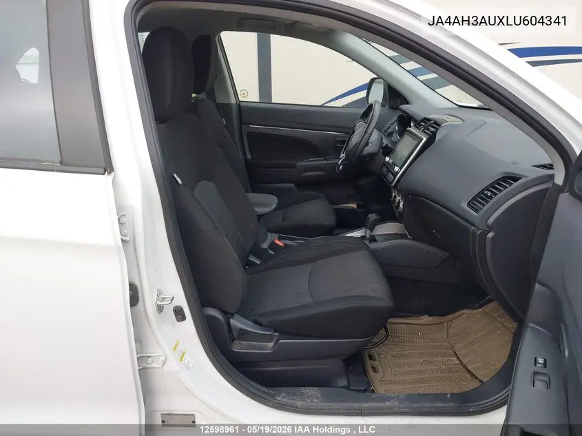 2020 Mitsubishi Rvr Se/Es VIN: JA4AH3AUXLU604341 Lot: 12598961