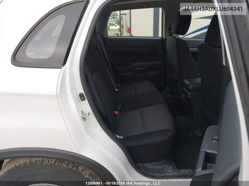 2020 Mitsubishi Rvr Se/Es VIN: JA4AH3AUXLU604341 Lot: 12598961
