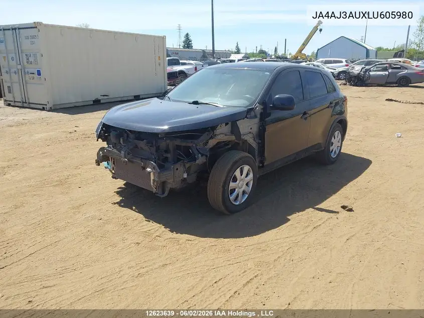 2020 Mitsubishi Rvr VIN: JA4AJ3AUXLU605980 Lot: 12623639