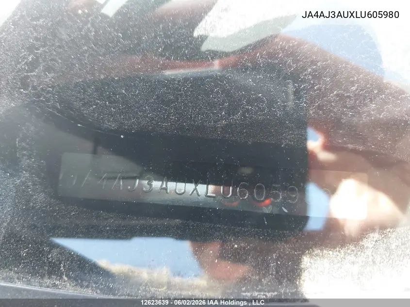 2020 Mitsubishi Rvr VIN: JA4AJ3AUXLU605980 Lot: 12623639