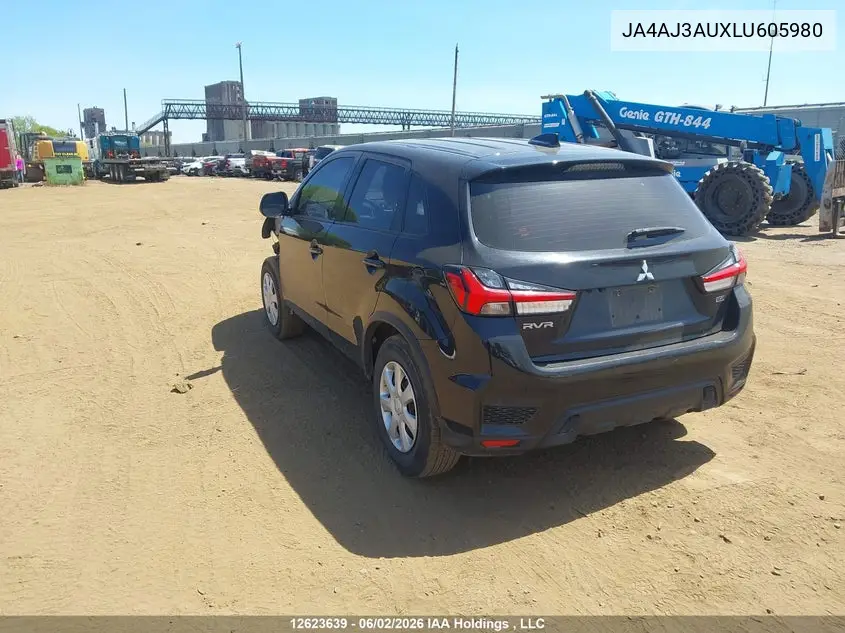 2020 Mitsubishi Rvr VIN: JA4AJ3AUXLU605980 Lot: 12623639