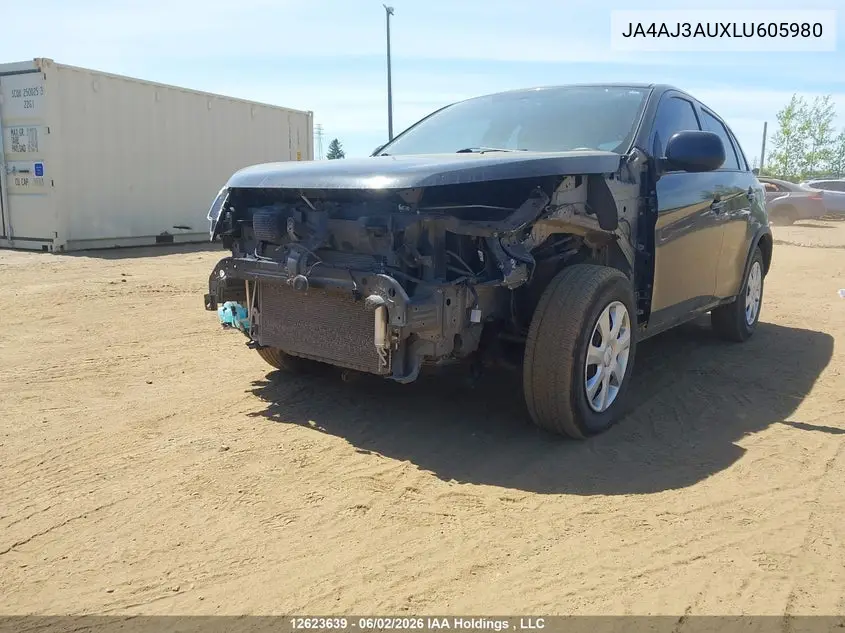 2020 Mitsubishi Rvr VIN: JA4AJ3AUXLU605980 Lot: 12623639