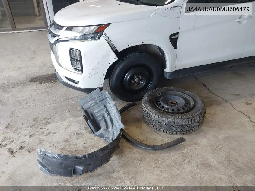 2021 Mitsubishi Rvr Es VIN: JA4AJUAU0MU606479 Lot: 12612953