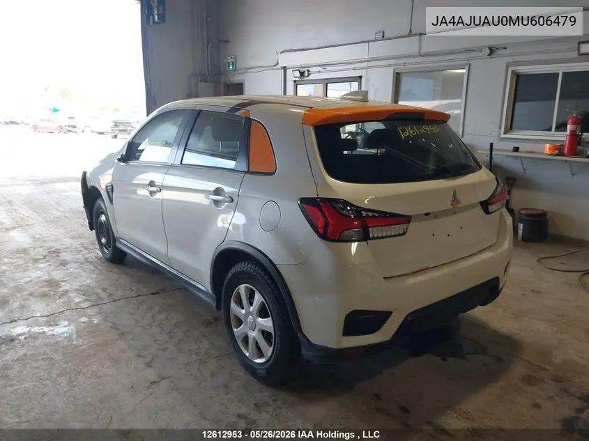 2021 Mitsubishi Rvr Es VIN: JA4AJUAU0MU606479 Lot: 12612953