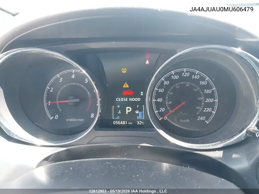 2021 Mitsubishi Rvr Es VIN: JA4AJUAU0MU606479 Lot: 12612953