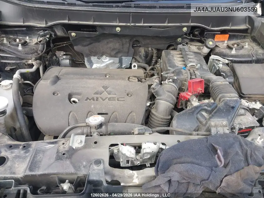 2022 Mitsubishi Rvr Es VIN: JA4AJUAU3NU603559 Lot: 12602626