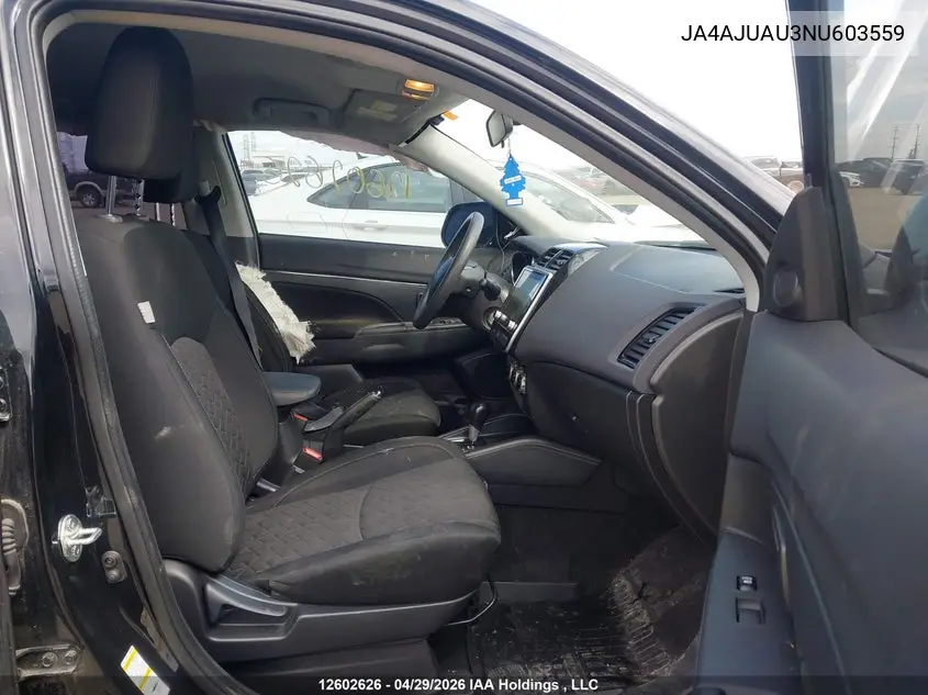 2022 Mitsubishi Rvr Es VIN: JA4AJUAU3NU603559 Lot: 12602626