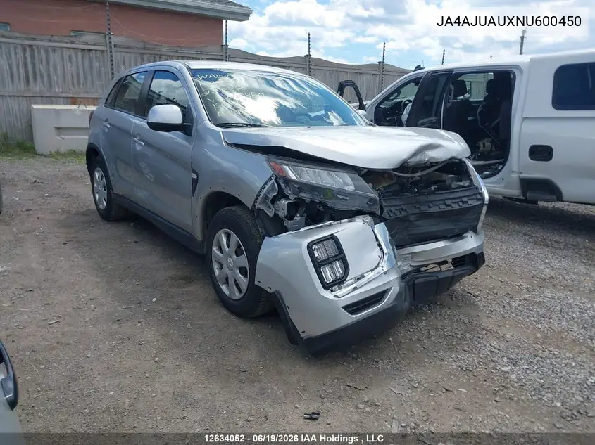 2022 Mitsubishi Rvr Es VIN: JA4AJUAUXNU600450 Lot: 12634052x