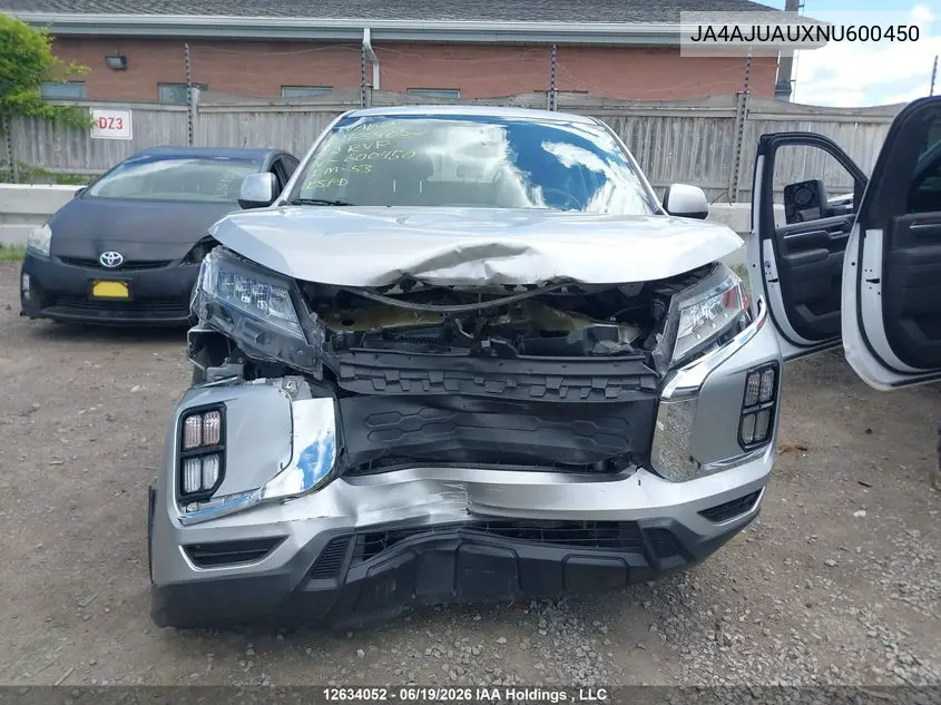 2022 Mitsubishi Rvr Es VIN: JA4AJUAUXNU600450 Lot: 12634052x