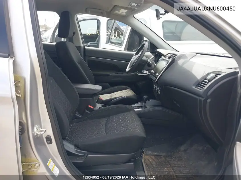 2022 Mitsubishi Rvr Es VIN: JA4AJUAUXNU600450 Lot: 12634052x