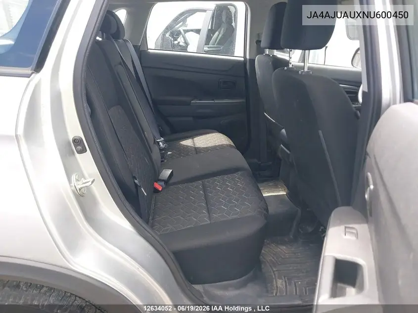 2022 Mitsubishi Rvr Es VIN: JA4AJUAUXNU600450 Lot: 12634052x
