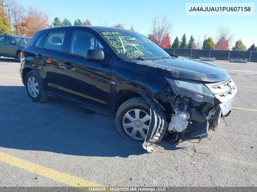 2023 Mitsubishi Rvr VIN: JA4AJUAU1PU607158 Lot: 12438235