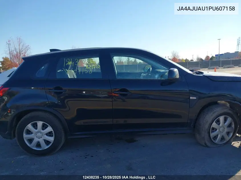 2023 Mitsubishi Rvr VIN: JA4AJUAU1PU607158 Lot: 12438235