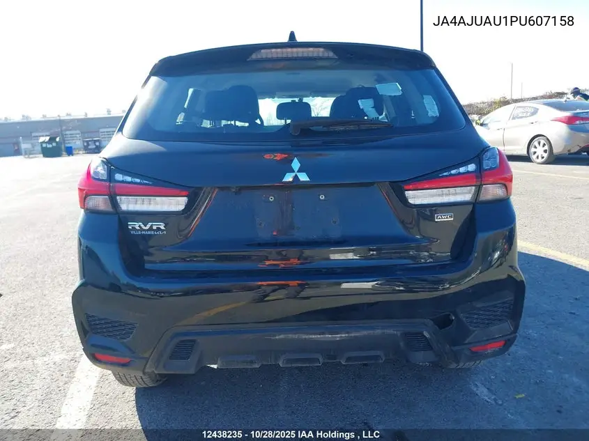 2023 Mitsubishi Rvr VIN: JA4AJUAU1PU607158 Lot: 12438235