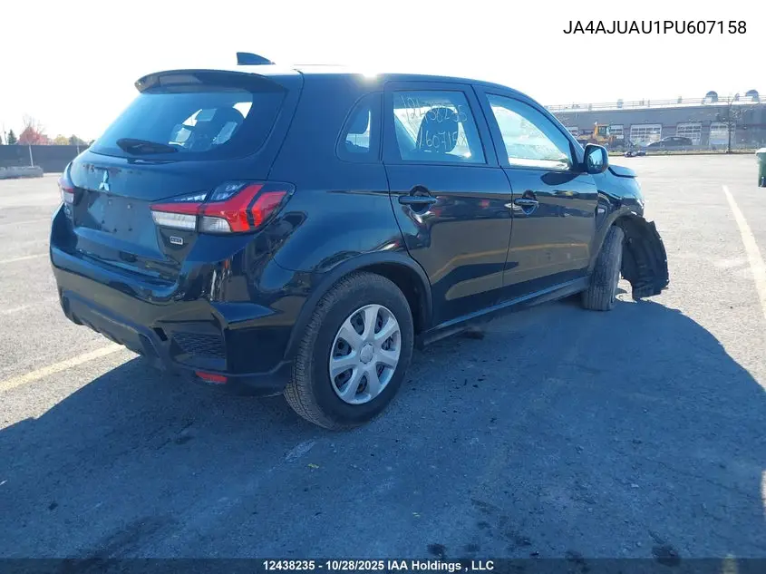 2023 Mitsubishi Rvr VIN: JA4AJUAU1PU607158 Lot: 12438235