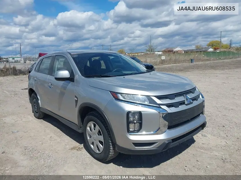 2024 Mitsubishi Rvr Es VIN: JA4AJUAU6RU608535 Lot: 12598222