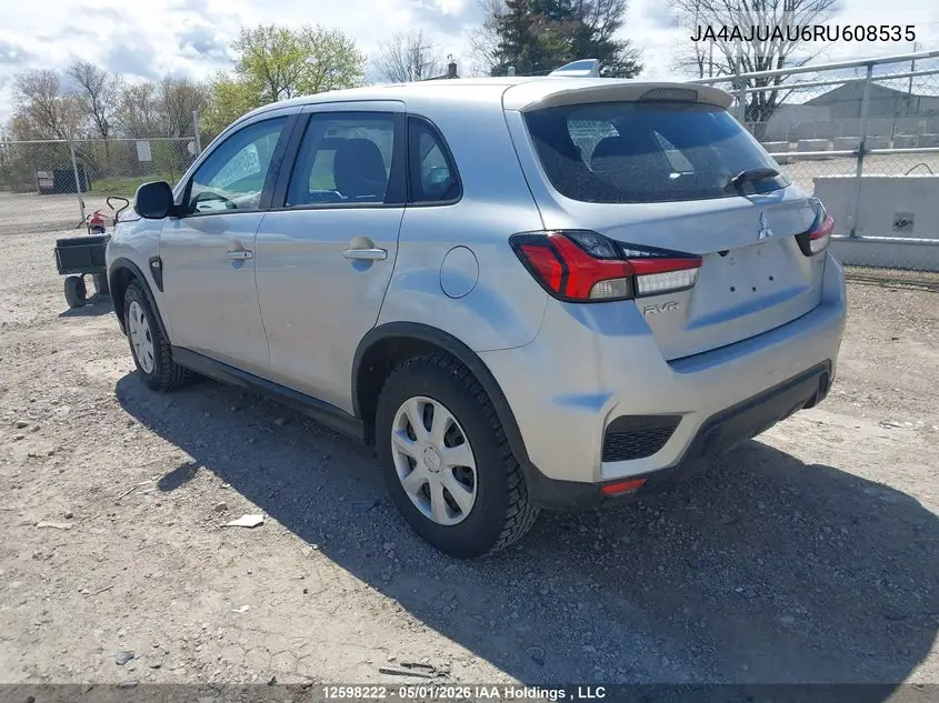 2024 Mitsubishi Rvr Es VIN: JA4AJUAU6RU608535 Lot: 12598222