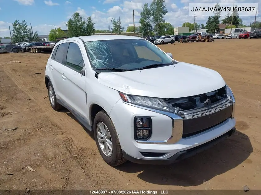 2025 Mitsubishi Rvr VIN: JA4AJVAW4SU603637 Lot: 12648997