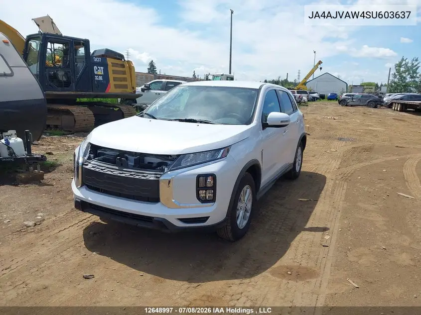 2025 Mitsubishi Rvr VIN: JA4AJVAW4SU603637 Lot: 12648997