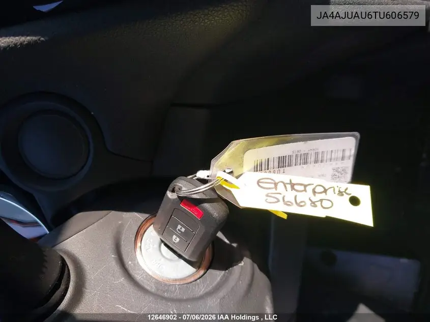 2026 Mitsubishi Rvr Es VIN: JA4AJUAU6TU606579 Lot: 12646902