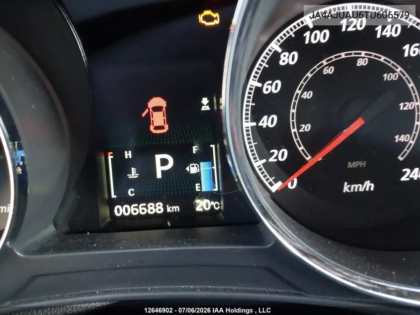 2026 Mitsubishi Rvr Es VIN: JA4AJUAU6TU606579 Lot: 12646902