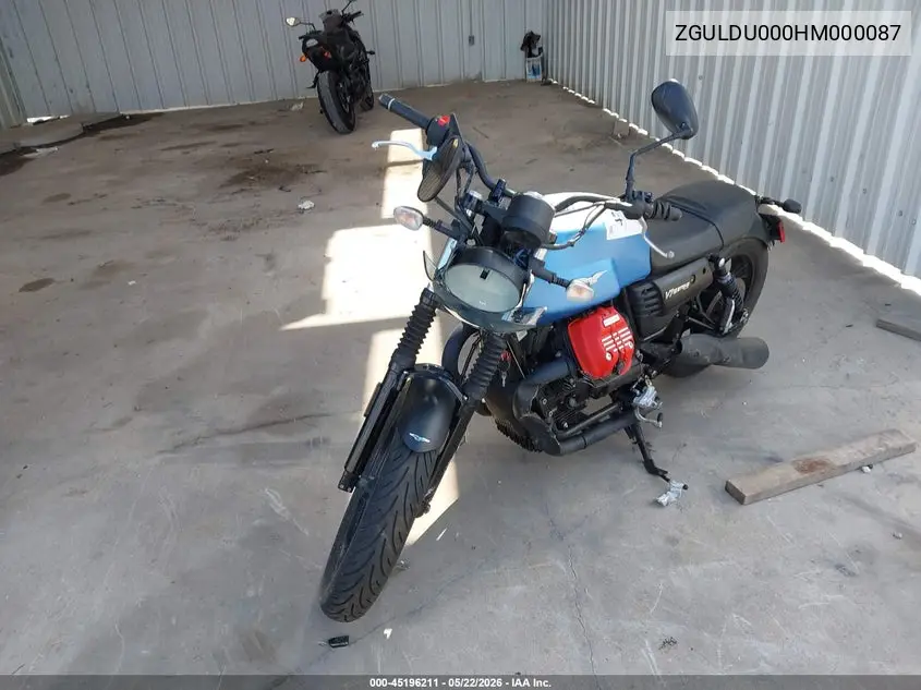 2017 Moto Guzzi V7 Iii Stone VIN: ZGULDU000HM000087 Lot: 45196211