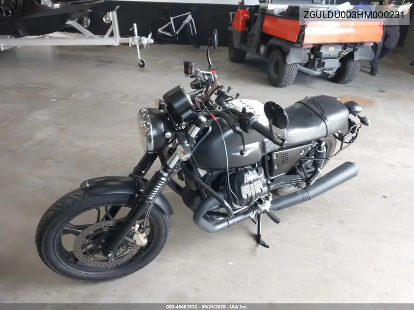 2017 Moto Guzzi V7 Iii Stone VIN: ZGULDU003HM000231 Lot: 45481832