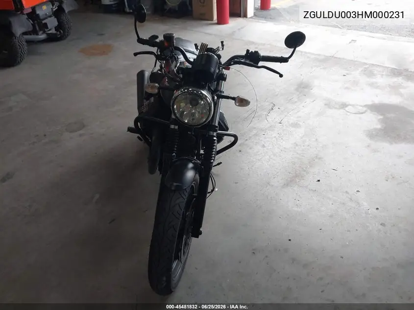 2017 Moto Guzzi V7 Iii Stone VIN: ZGULDU003HM000231 Lot: 45481832