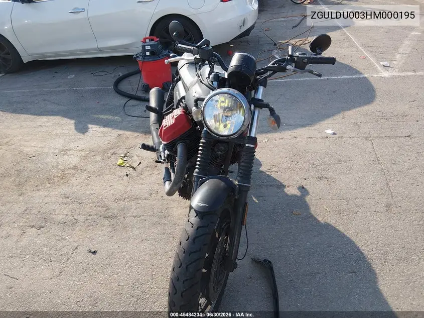 2017 Moto Guzzi V7 Iii Stone VIN: ZGULDU003HM000195 Lot: 45484234