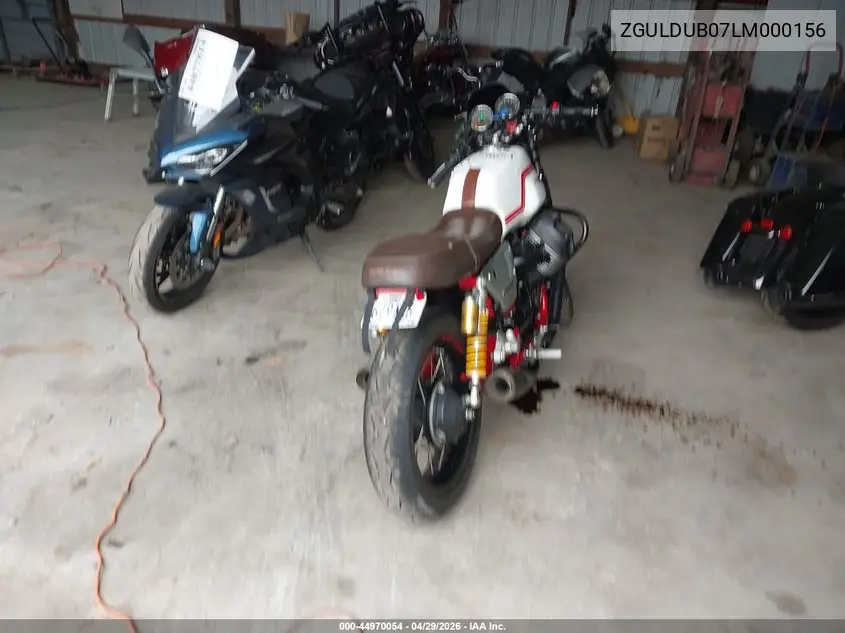 2020 Moto Guzzi V7 Iii VIN: ZGULDUB07LM000156 Lot: 44970054