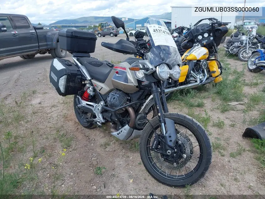 2025 Moto Guzzi V85 Tt VIN: ZGUMLUB03SS000060 Lot: 45374709