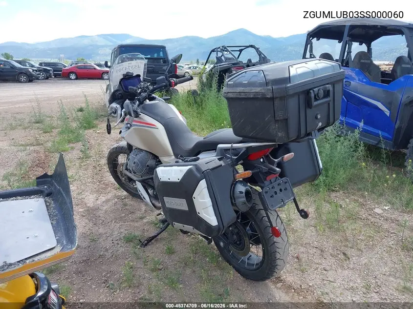 2025 Moto Guzzi V85 Tt VIN: ZGUMLUB03SS000060 Lot: 45374709
