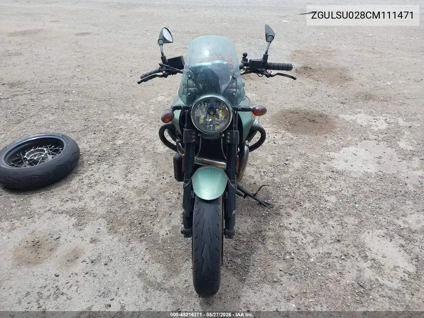 2012 Moto Guzzi Griso 1200 8V VIN: ZGULSU028CM111471 Lot: 45216371