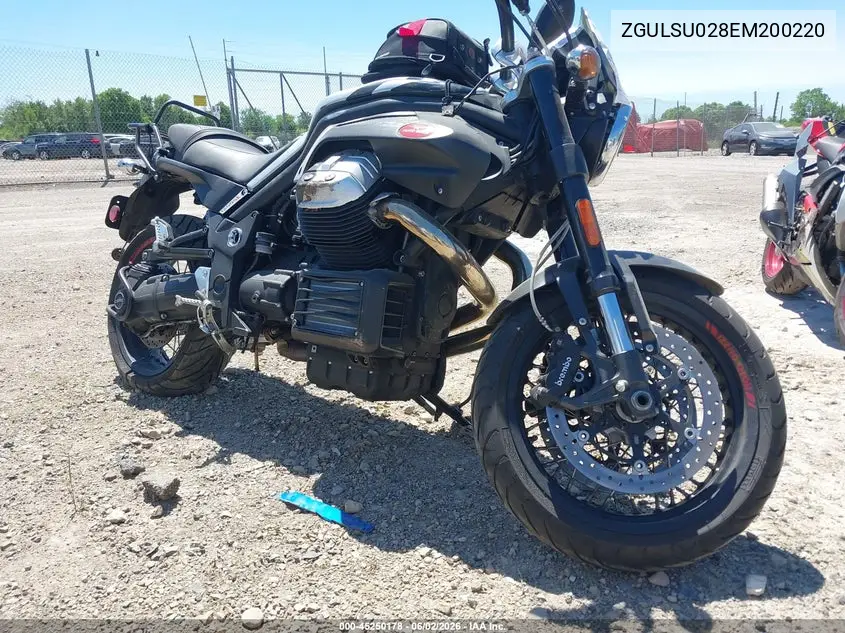 2014 Moto Guzzi Griso 1200 8V VIN: ZGULSU028EM200220 Lot: 45250178