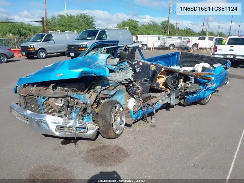 1N6SD16S1TC351124 1996 Nissan Truck King Cab Se/King Cab Xe
