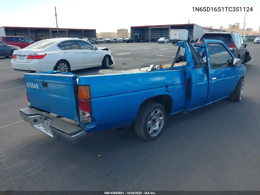 1N6SD16S1TC351124 1996 Nissan Truck King Cab Se/King Cab Xe