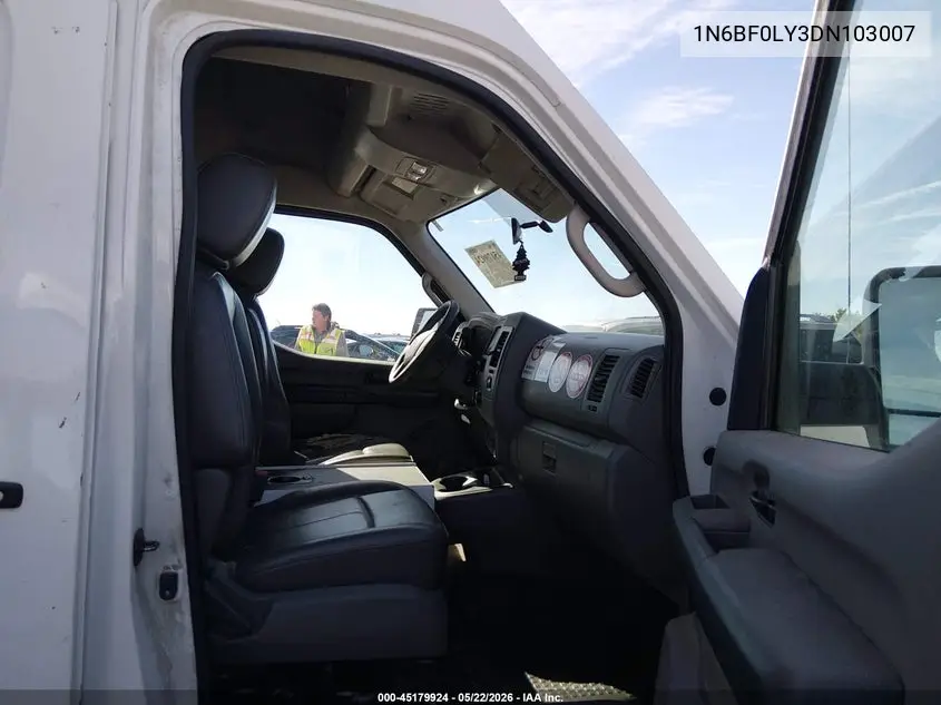 2013 Nissan Nv Cargo Nv2500 Hd S V6 VIN: 1N6BF0LY3DN103007 Lot: 45179924
