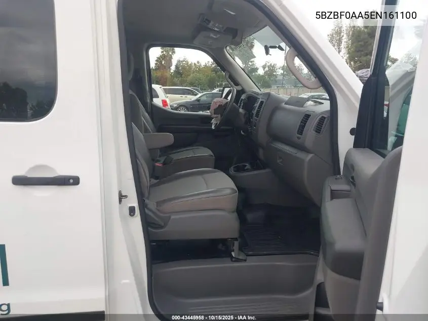 5BZBF0AA5EN161100 2014 Nissan Nv Passenger Nv3500 Hd S V6/Sv V6