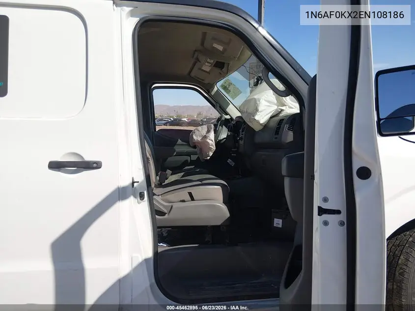 2014 Nissan Nv Cargo Nv2500 Hd S V8 VIN: 1N6AF0KX2EN108186 Lot: 45462895