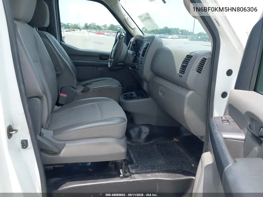 2017 Nissan Nv Cargo Nv1500 S V6 VIN: 1N6BF0KM5HN806306 Lot: 45095682