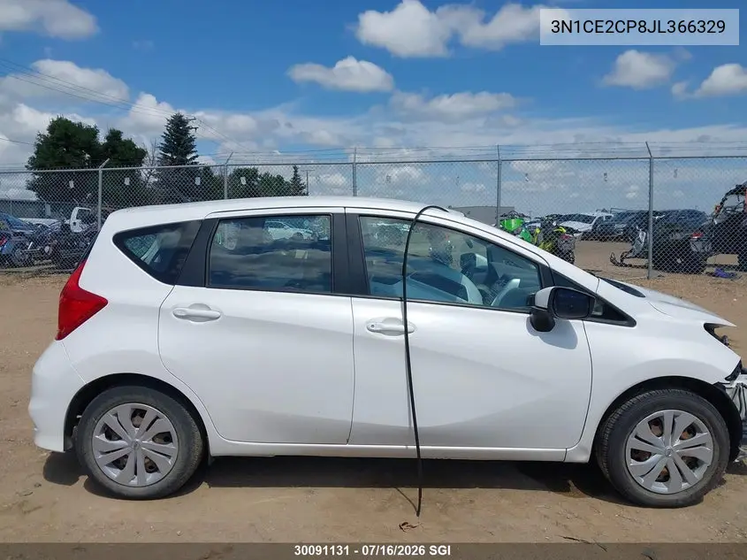 2018 Nissan Versa Note S/Sr/Sv VIN: 3N1CE2CP8JL366329 Lot: 30091131
