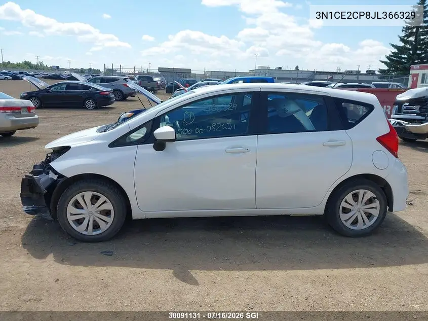 2018 Nissan Versa Note S/Sr/Sv VIN: 3N1CE2CP8JL366329 Lot: 30091131
